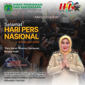 Dinas Pendidikan Kabupaten Pasuruan Mengucapkan Selamat HPN