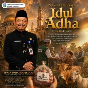 Kacabdin Wilayah Pasuruan Mengucapkan Selamat Hari Raya Idul Adha